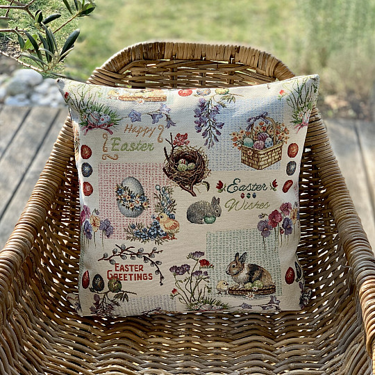 Funda de tapiz de Pascua FELICES PASCUAS