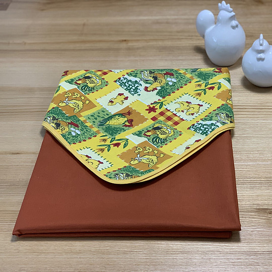 Mantel de Pascua con ambiente I. set