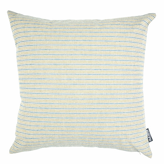Funda de almohada decorativa IRIS RAYAS AZUL
