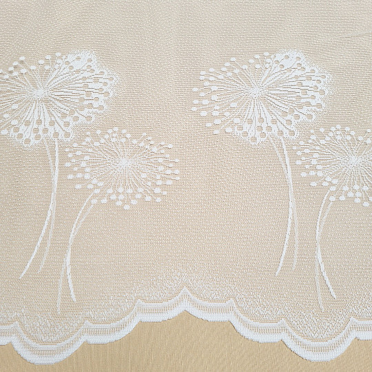 Cortina jacquard CHMÝŘÍ blanco
