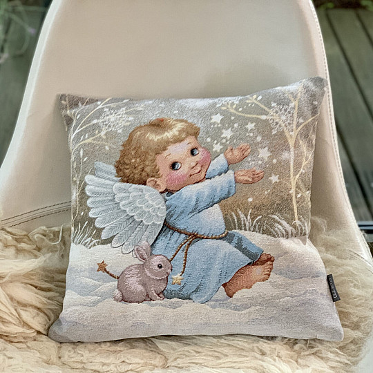 Funda de tapiz navideña ÁNGEL PARA NIÑO