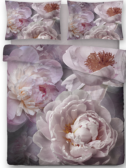 Ropa de cama de microfranela PEONY