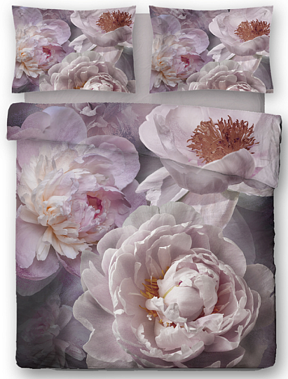 Ropa de cama de satén de algodón PEONY