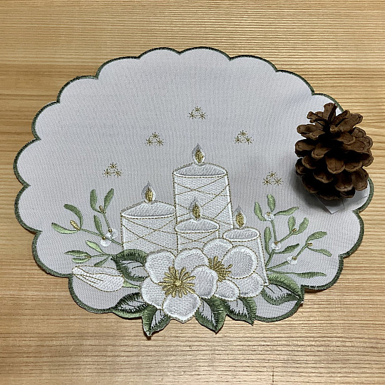Mantel individual VELAS BLANCAS