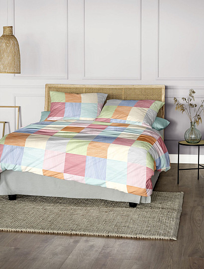 Ropa de cama de franela de lujo IRISETTE KOALA 8506-90 MULTI CHECK
