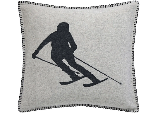 Funda decorativa DF LUCA SKIER GREY