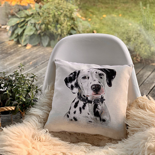 Funda de almohada tapiz DALMATÍN
