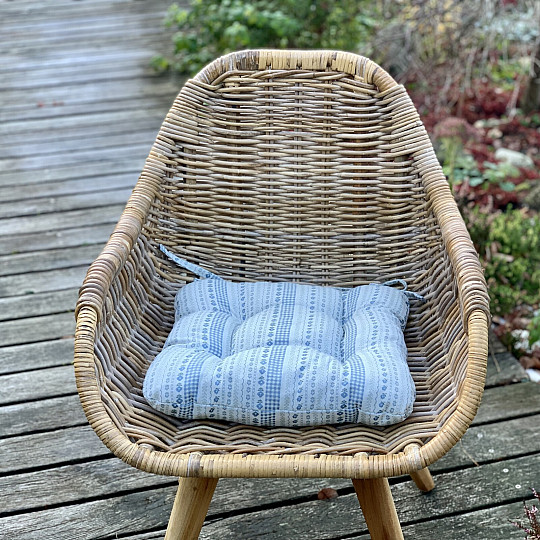 Funda de asiento Toscana Valery Riga a rayas azules