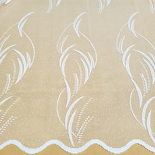 Cortina jacquard V2502 blanca