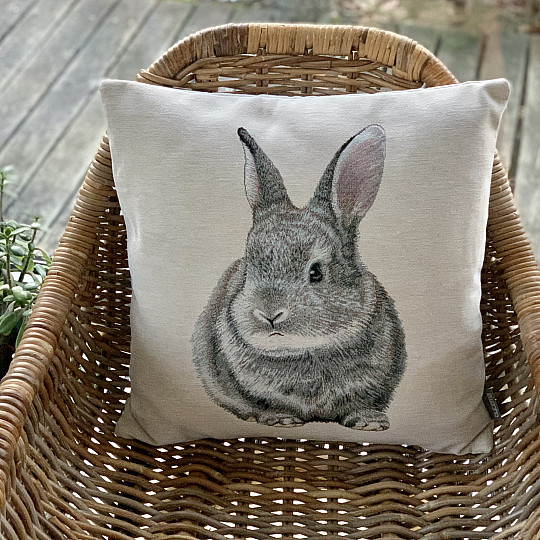 Funda de almohada tapiz HÁBITO ESPERANDO