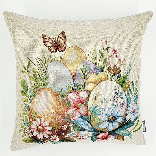 Cubierta decorativa de Pascua HUEVOS EN LA HIERBA