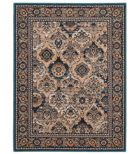 Alfombra de lana de lujo ISFAHAN Forenza esmeralda