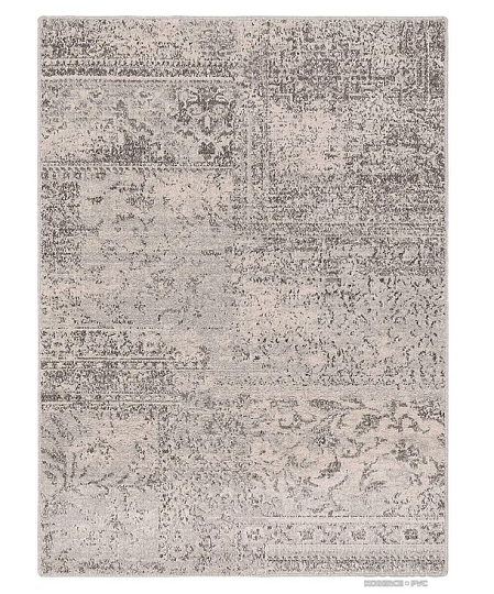 Alfombra de lana de lujo ISFAHAN Korist gris
