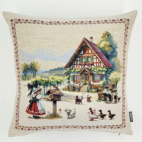 Funda de almohada tapiz DVOREK