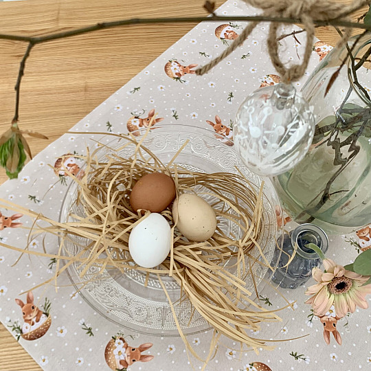 Mantel y bufanda de Pascua CONEJITO NELA