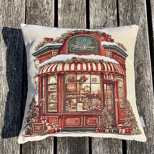 Cubierta decorativa navideña TIENDA DE NAVIDAD