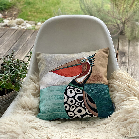 Funda de almohada de tapiz TUKAN