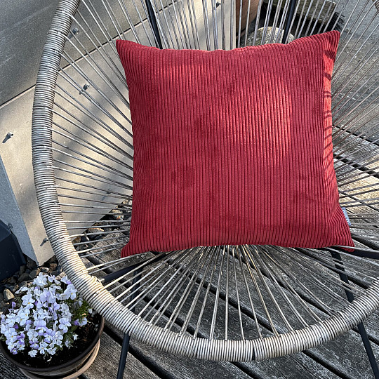 Funda de almohada decorativa DARVEN ROJO