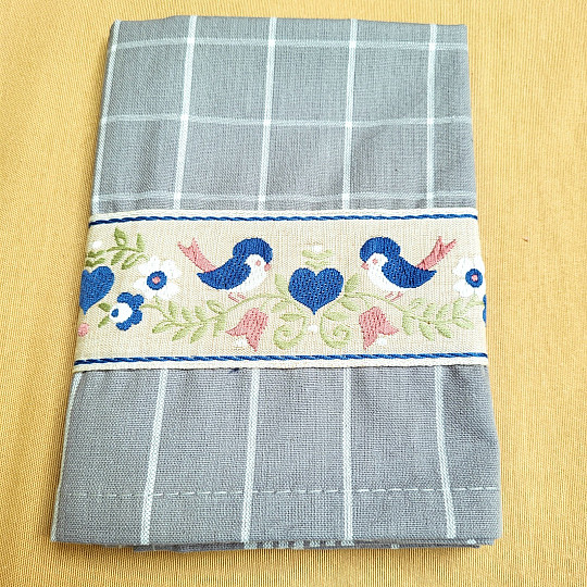 Toallas de GRANDMOTHER GREY WITH BIRDS