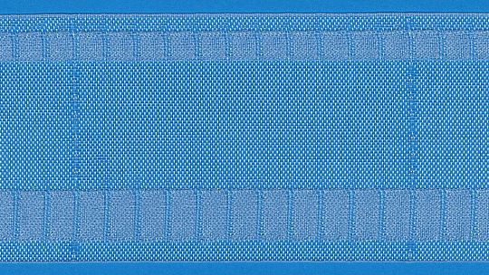 Cinta fruncidora para cortinas de 8 cm, escala 1:2