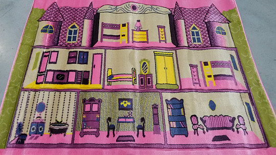 Alfombra infantil KIDS ZÁMEK rosa