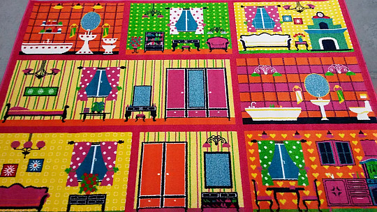 Alfombra pieza infantil Habitaciones