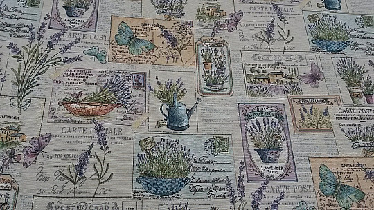 Mantel tapiz, bufanda Lavanda 3