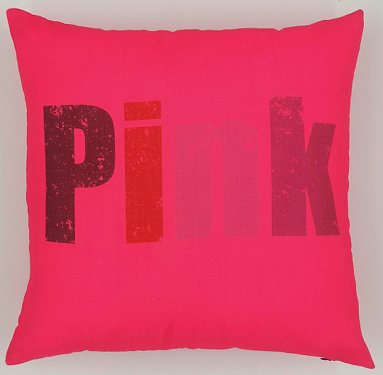 Funda de cojín decorativa COLORES ROSA