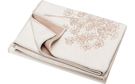 Manta de algodón DF JADE beige