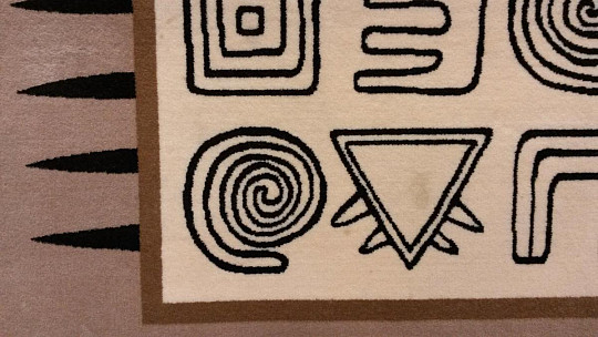 Alfombra de lana de diseño art III.