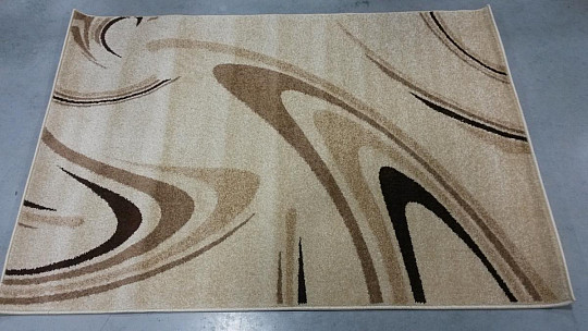 Alfombra pieza CAFÉ crema