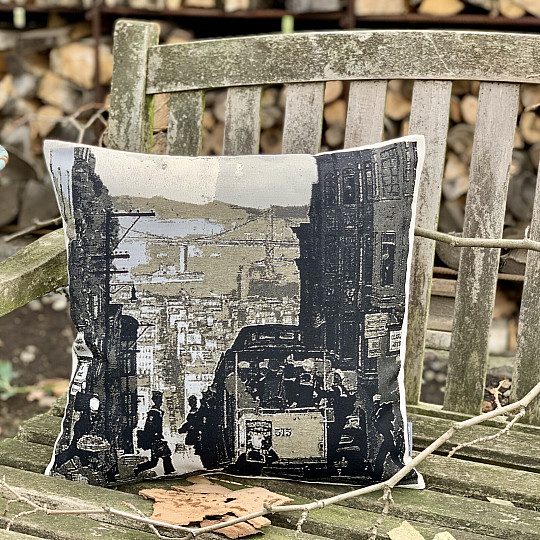 Funda de almohada tapiz CITY
