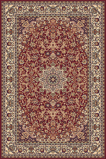 alfombra pieza SOLID 55 rojo