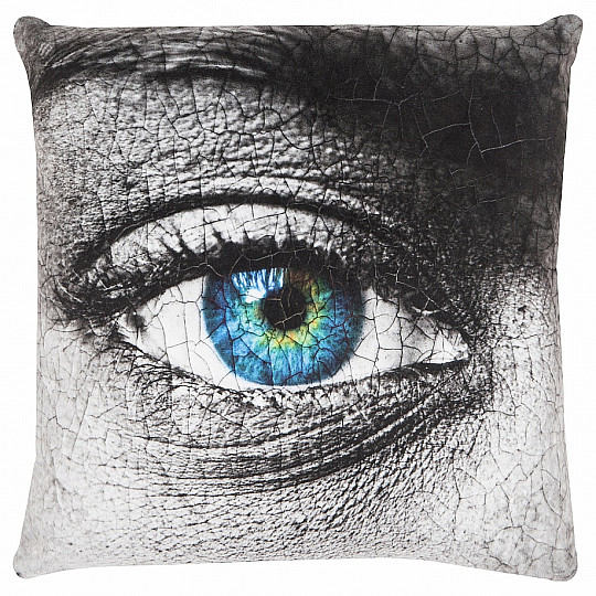 Almohada decorativa TERCIOPELO Ojo plateado