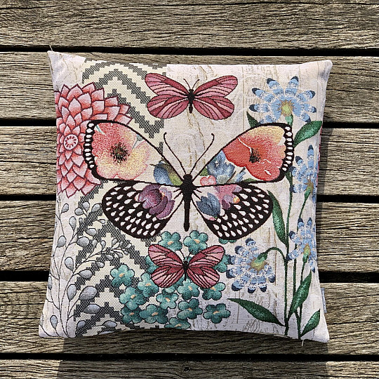 Funda de cojín tapiz FEEL MARIPOSA 1
