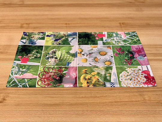 manteles y pañuelos JARDÍN DE PRIMAVERA