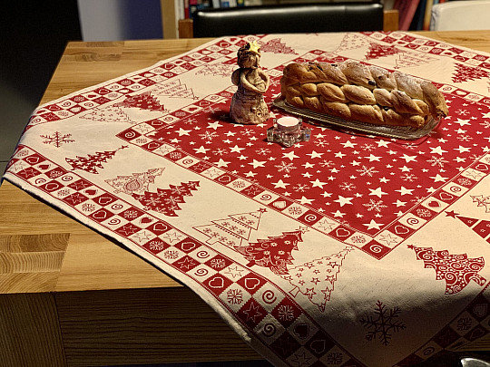 Manteles tapizados, pañuelos ARBOL DE NAVIDAD II