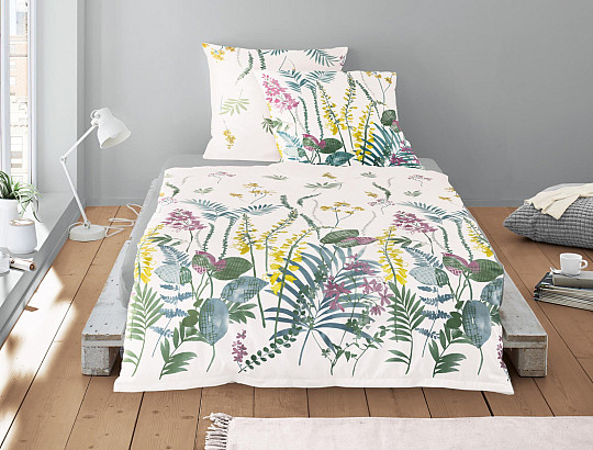 IRISETTE satén de algodón de lujo NOVA 8282-90 crema