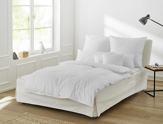 ropa de cama Irisette BIO ALGODÓN satinado ASPEN 8740-12 nieve