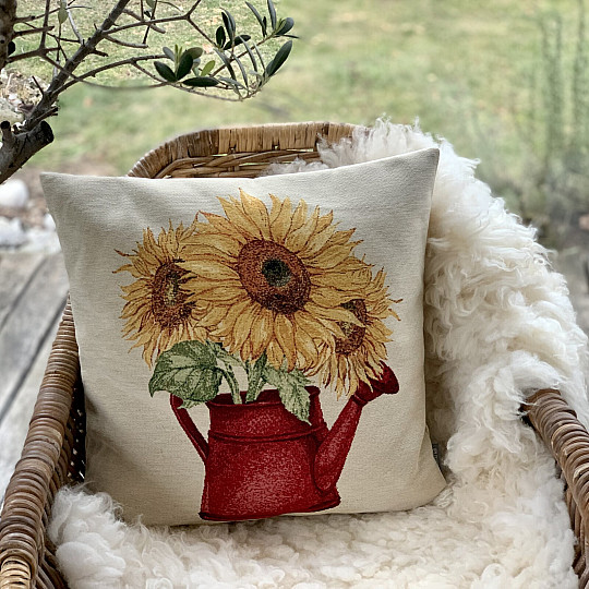 Funda de almohada tapiz GIRASOL PROVENZAL