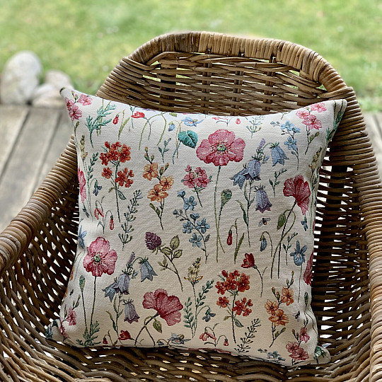 Funda de cojín tapiz PRADO FLORAL