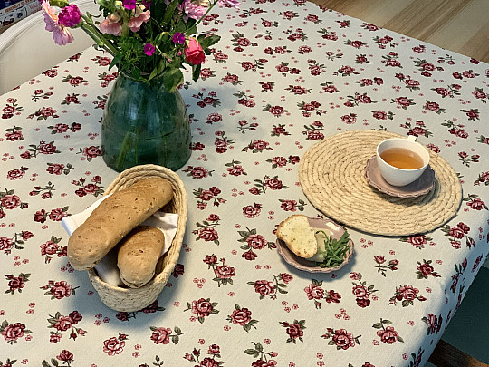 Mantel y pañuelo tapiz EDEN ROSES