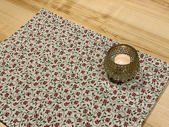 Mantel tapiz, Bufanda de flores vintage