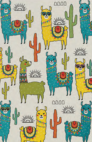 Alfombra infantil Play llama