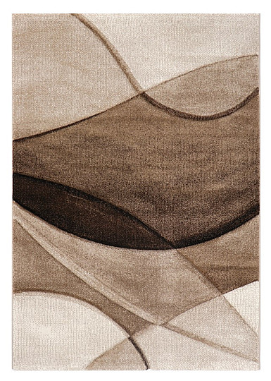 Alfombra pieza moderna DIAMOND ondas geométricas