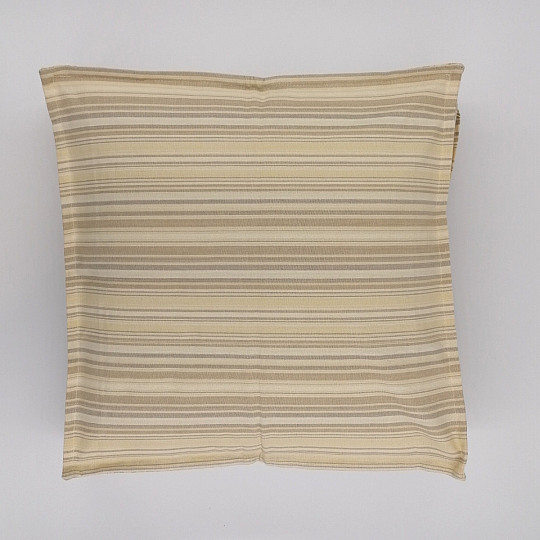 Funda de cojín rayas beige
