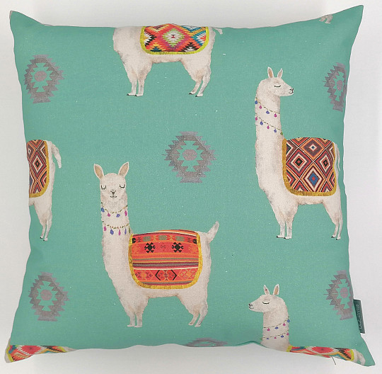 Funda de almohada decorativa llama