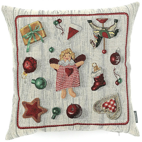 Funda tapiz navideño JUGUETES DE NAVIDAD DEL CAMPO