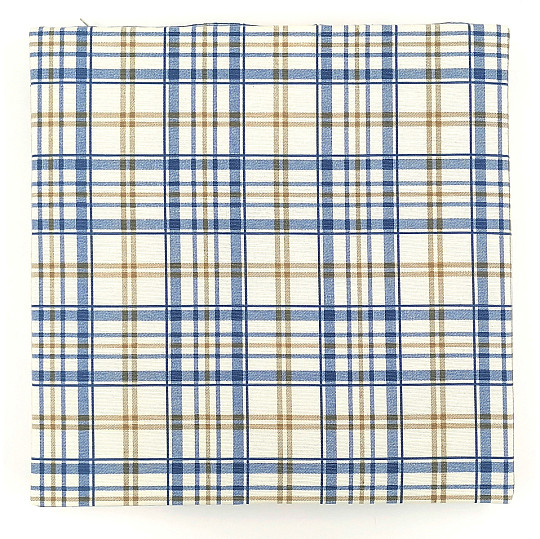 Cojines de silla Laura cuadros azul
