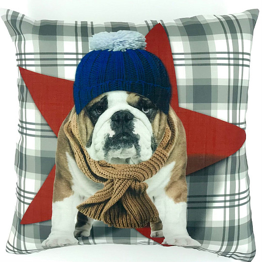 Funda de almohada decorativa HARRY EL BULLDOG 2
